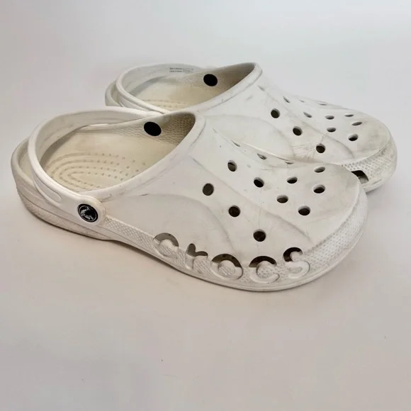 ❌SOLD❌ Crocs Mens Classic White Clogs - Picture 4 of 5